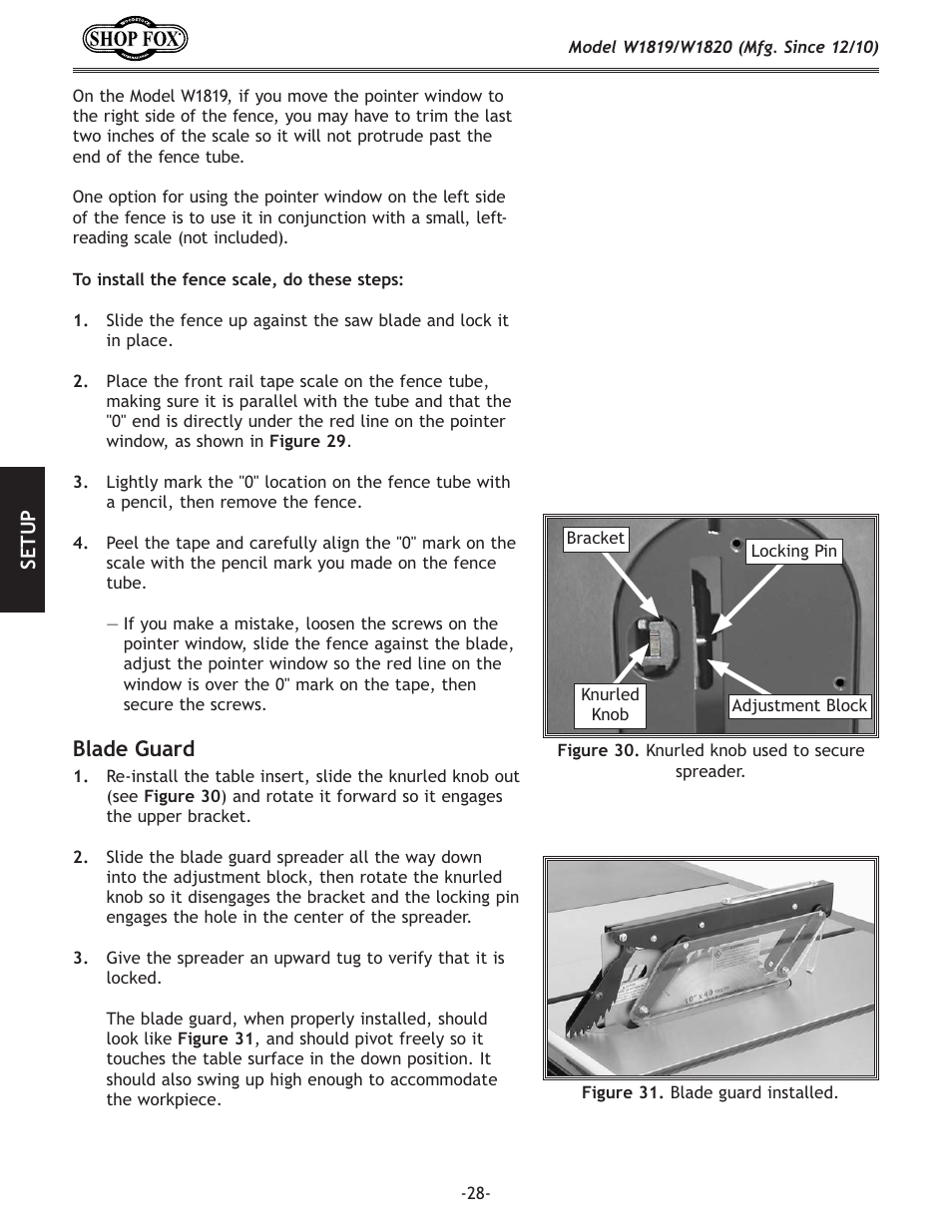 9cx[\>lxi | Woodstock W1820 User Manual | Page 30 / 96