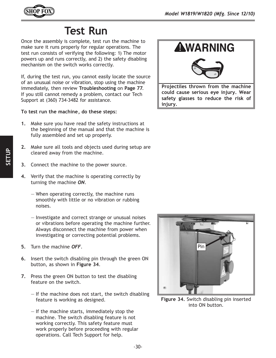 K\jkile | Woodstock W1820 User Manual | Page 32 / 96