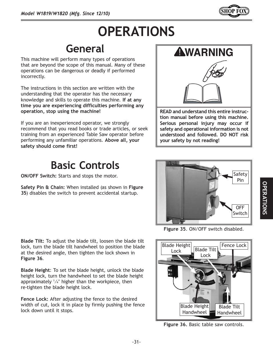 Fg<i8k@fej, E\ixc, 9xj`z:fekifcj | Woodstock W1820 User Manual | Page 33 / 96