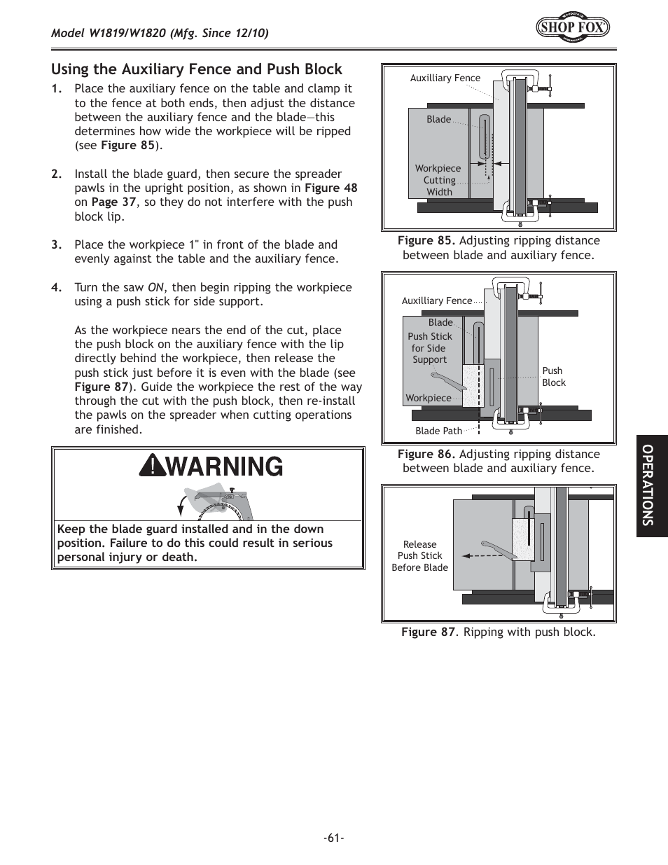 Lj`e^k_\8lo`c`xip=\ez\xe[glj_9cfzb, Fg < i 8 k@fej | Woodstock W1820 User Manual | Page 63 / 96