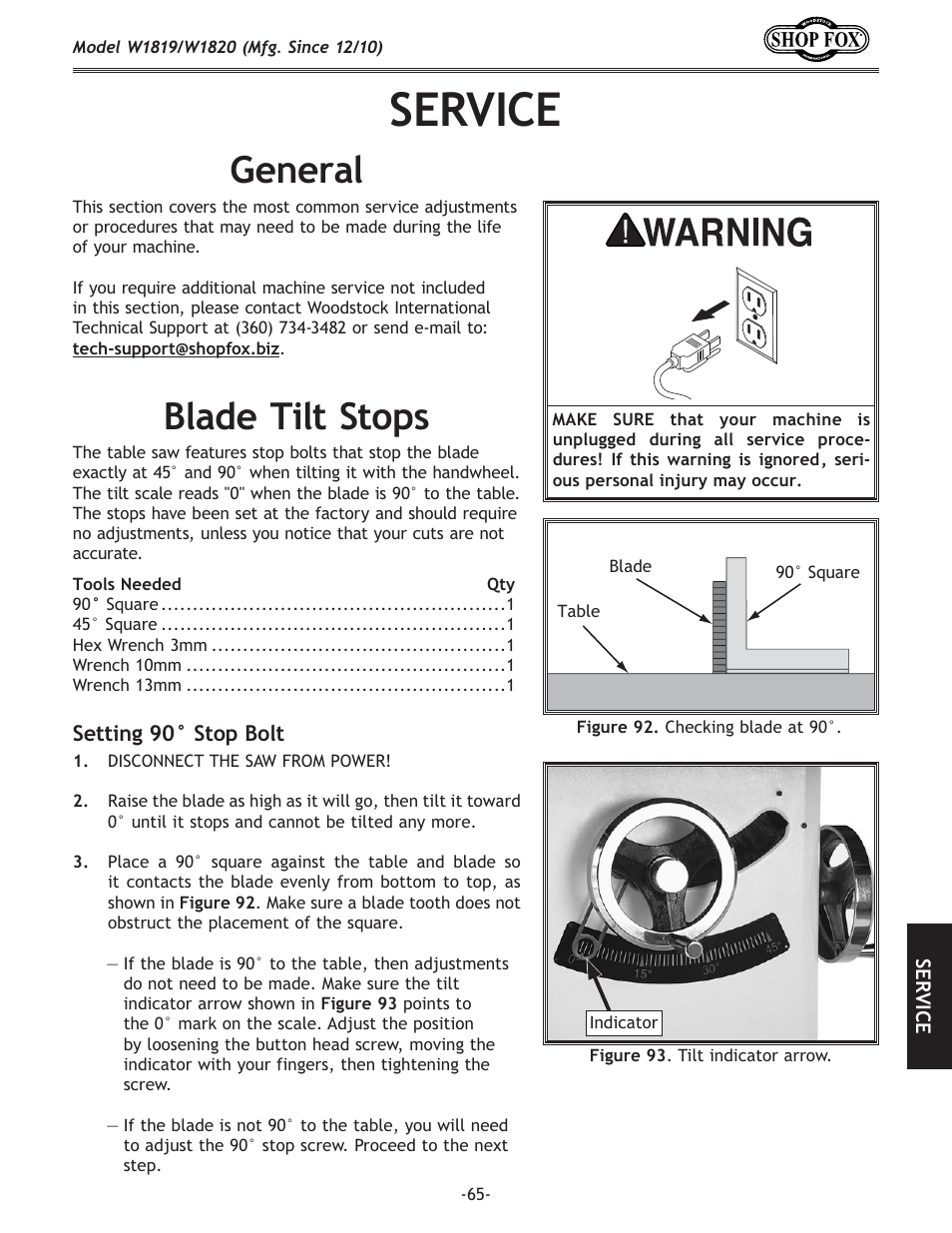 J<im, E\ixc, 9cx[\k`ckjkfgj | Woodstock W1820 User Manual | Page 67 / 96