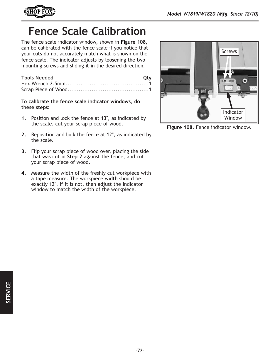 Ez\jzxc\:xc`yixk`fe | Woodstock W1820 User Manual | Page 74 / 96