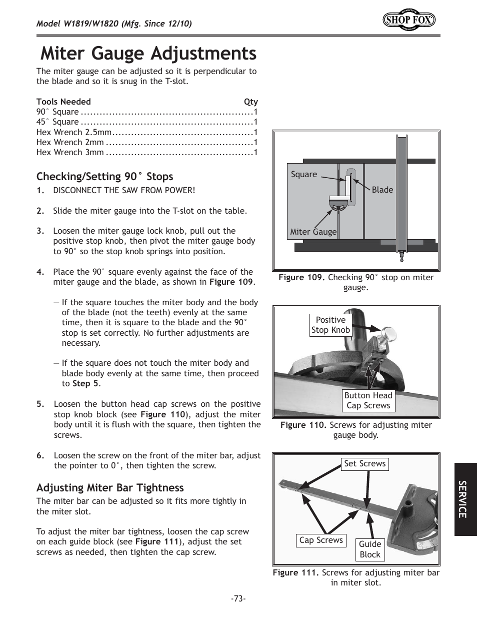 D`k\i>xl^\8[aljkd\ekj | Woodstock W1820 User Manual | Page 75 / 96