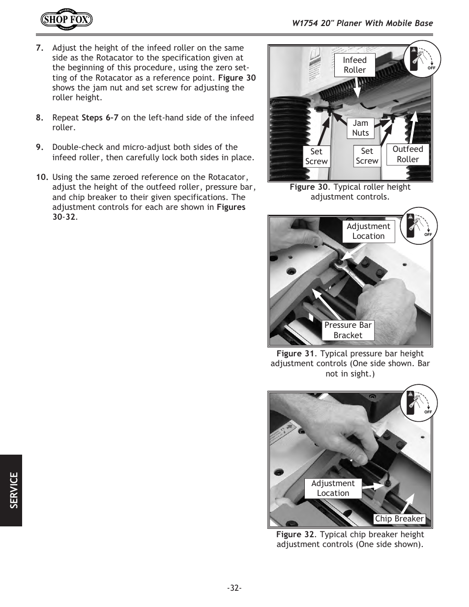 Woodstock SHOP FOX W1754S User Manual | Page 46 / 69