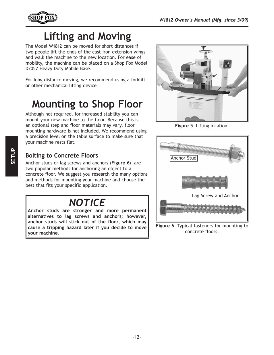 C`]k`e^xe[dfm`e, Dflek`e^kfj_fg=cffi efk | Woodstock W1812 User Manual | Page 15 / 57