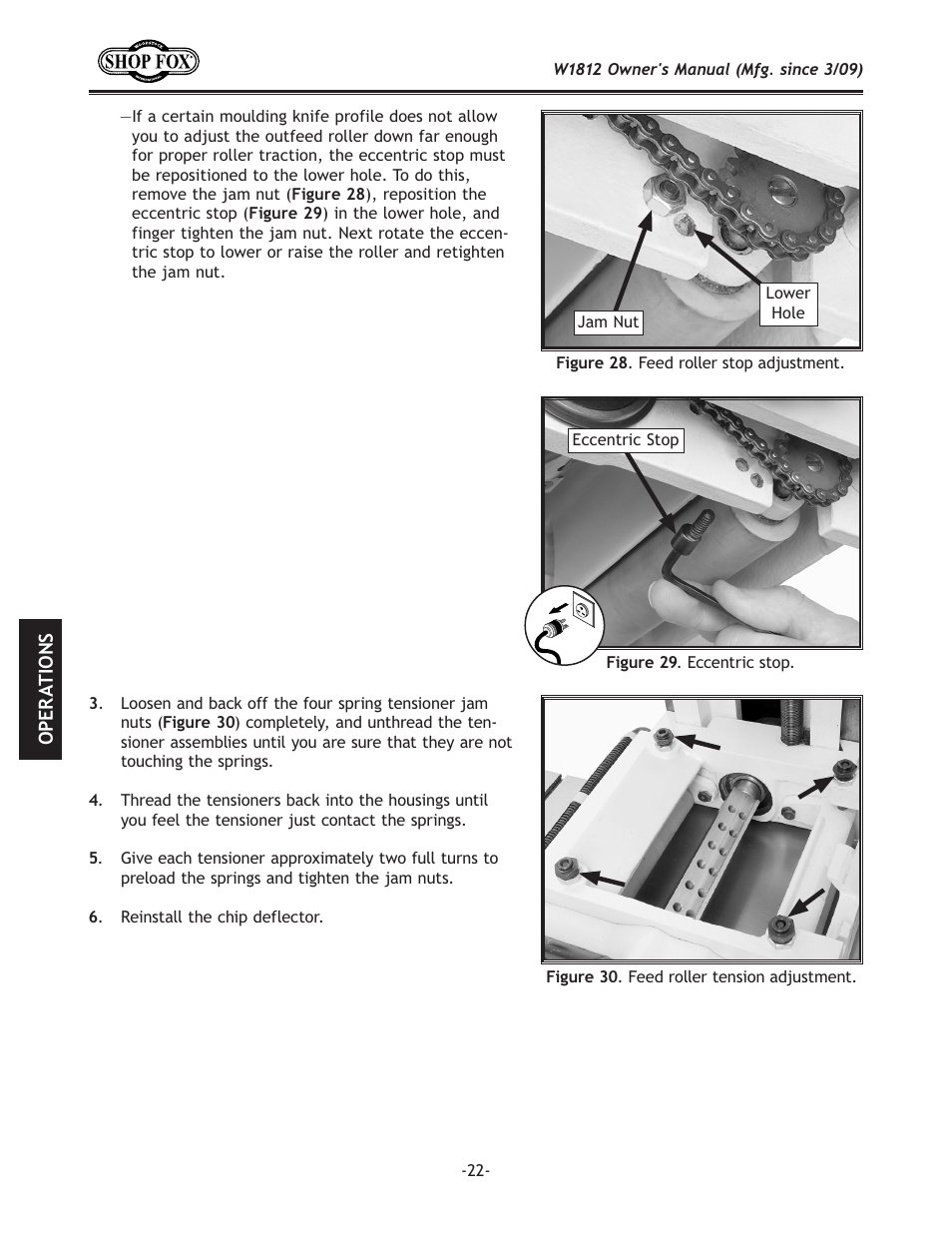 Woodstock W1812 User Manual | Page 25 / 57