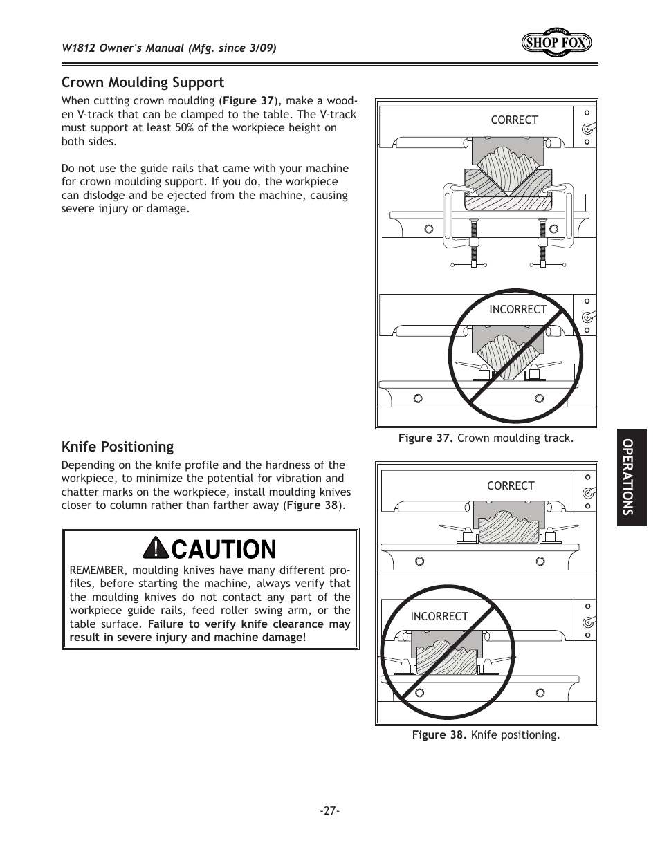Woodstock W1812 User Manual | Page 30 / 57
