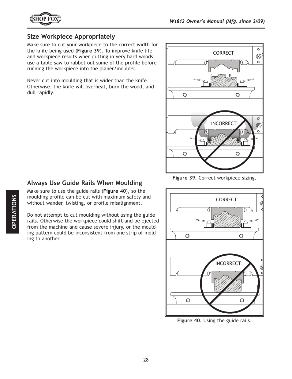 Woodstock W1812 User Manual | Page 31 / 57