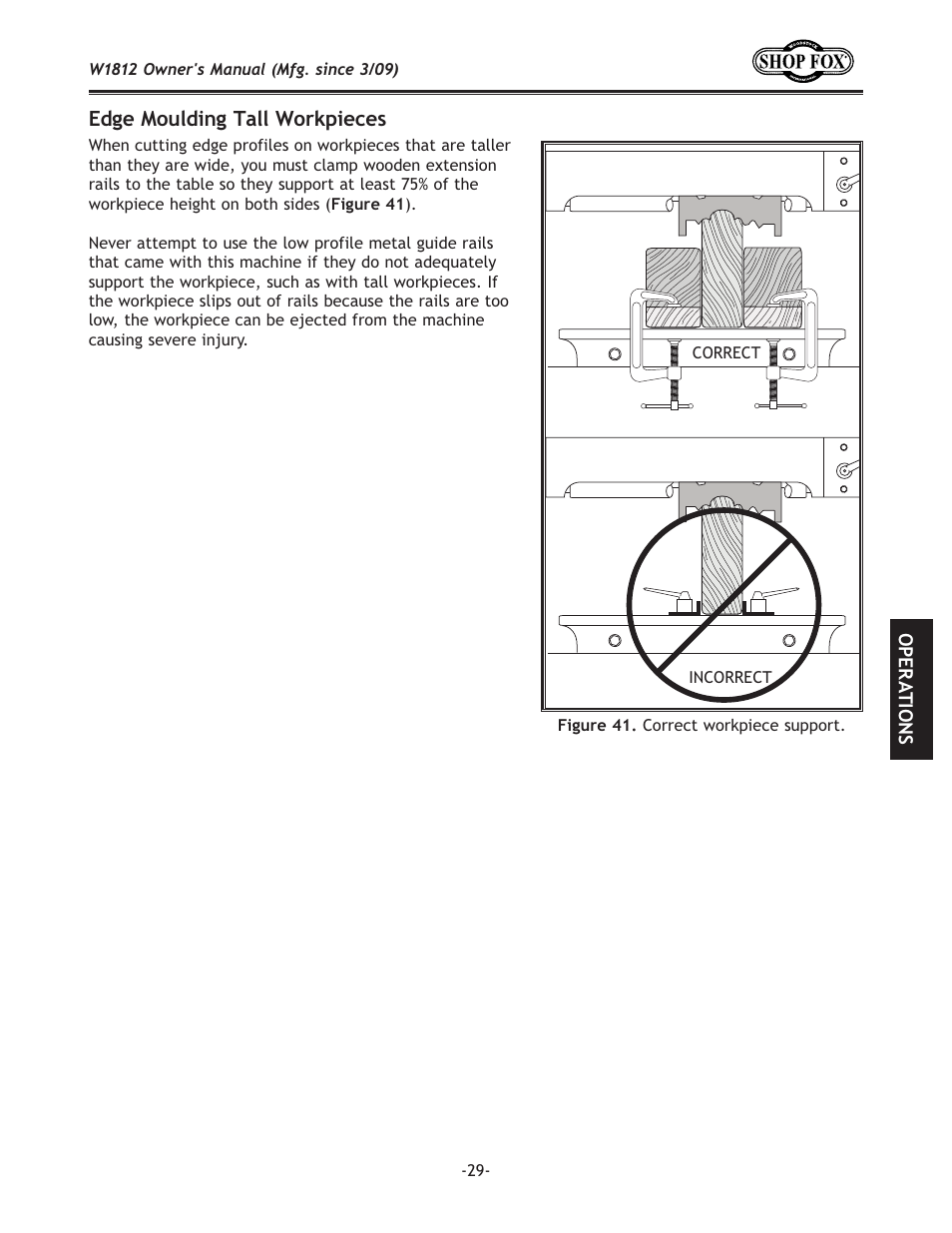 Woodstock W1812 User Manual | Page 32 / 57