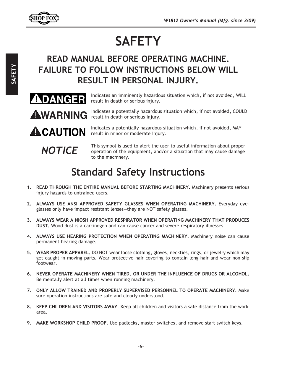 J8=<kp, Jkxe[xi[dxz_`e\ipjx]\kp, Jkxe[xi[jx]\kp@ejkilzk`fej | Woodstock W1812 User Manual | Page 9 / 57