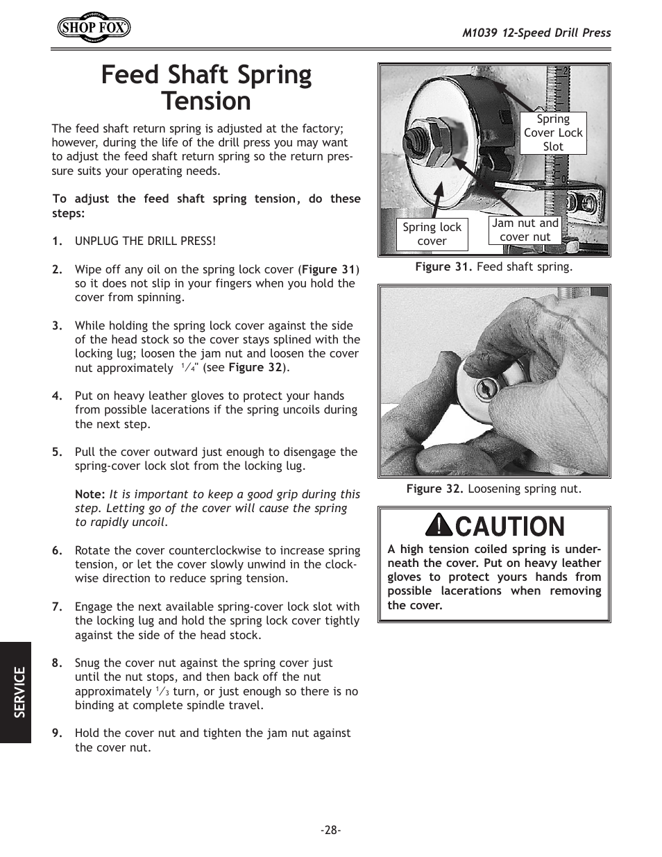J_x]kjgi`e^ k\ej`fe | Woodstock M1039 User Manual | Page 30 / 44