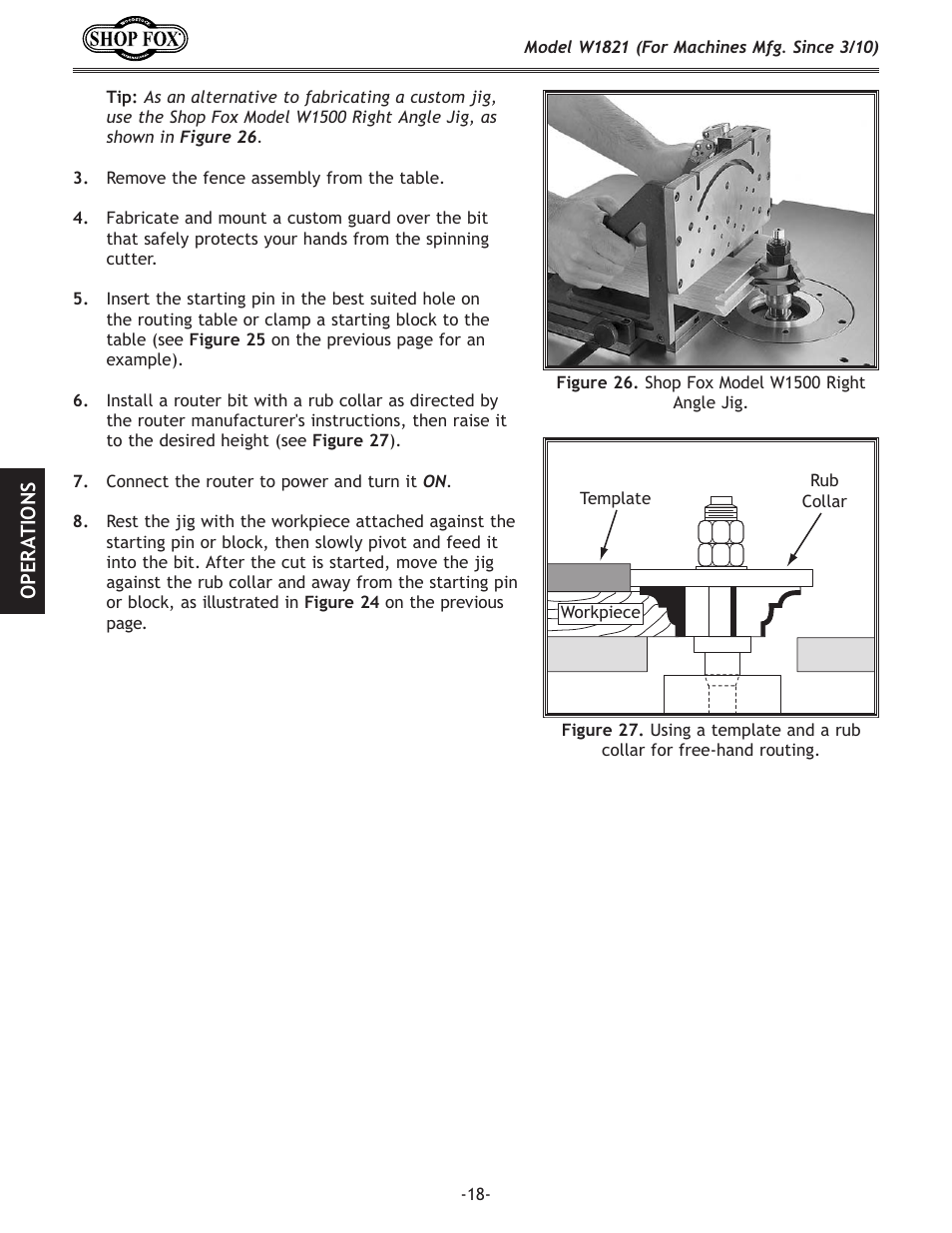 Woodstock SHOP FOX W1821 User Manual | Page 20 / 28