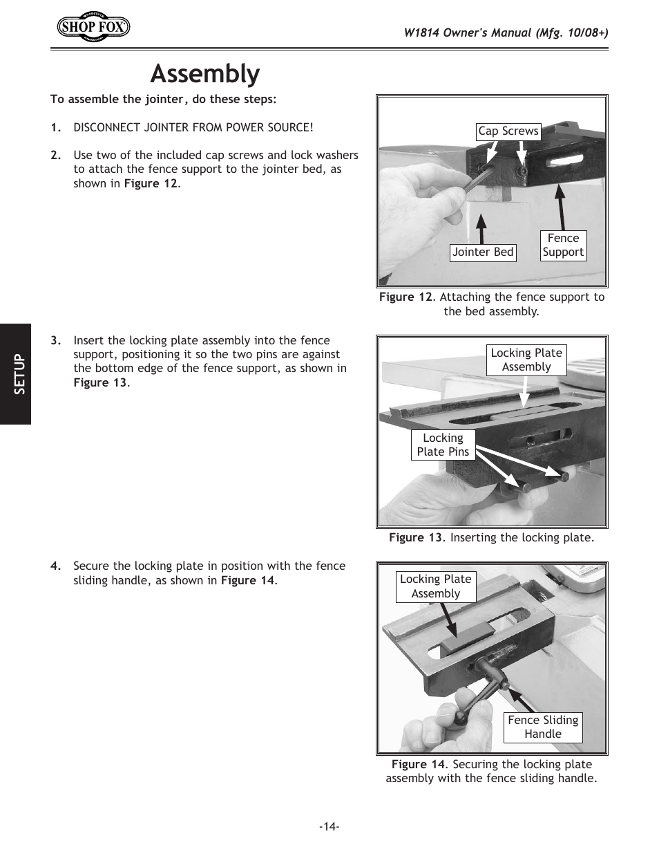 8jj\dycp | Woodstock W1814 User Manual | Page 16 / 44