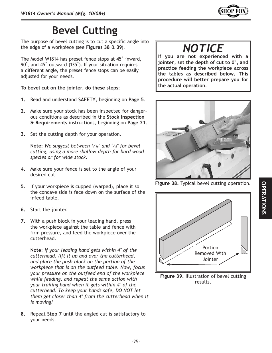 9\m\c:lkk`e | Woodstock W1814 User Manual | Page 27 / 44