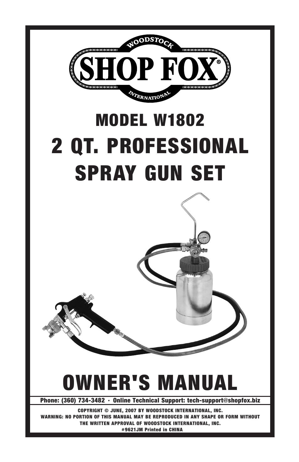 Woodstock 2 QT PROFESSIONAL W1802 User Manual | 24 pages