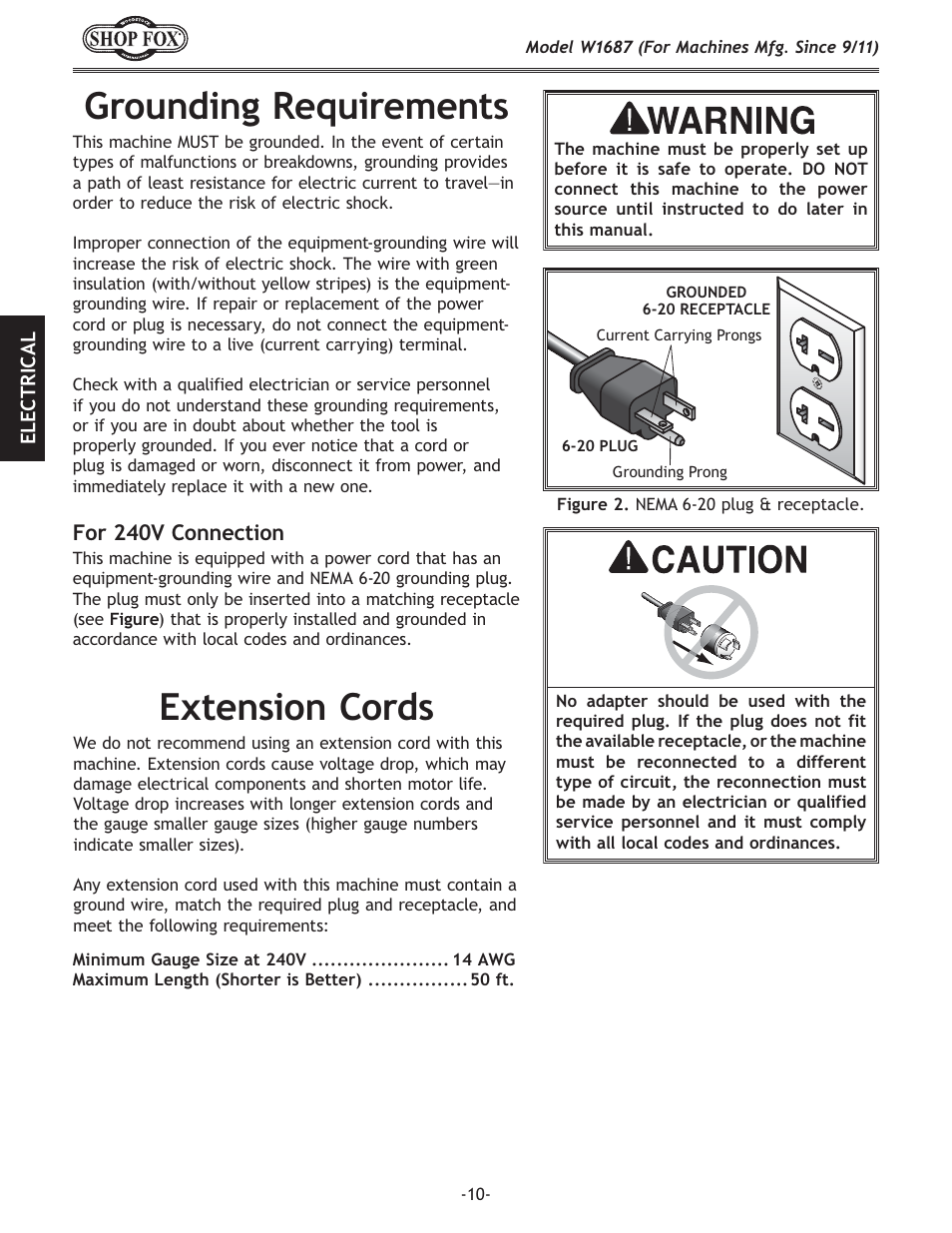 Ifle[`e^i\hl`i\d\ekj, Ok\ej`fe:fi[j | Woodstock SHOP FOX W1687 User Manual | Page 12 / 44