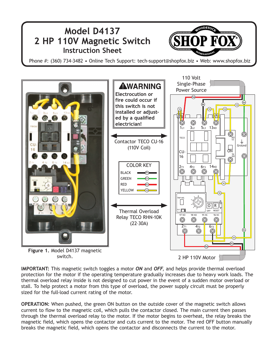 Woodstock D4137 User Manual | 2 pages