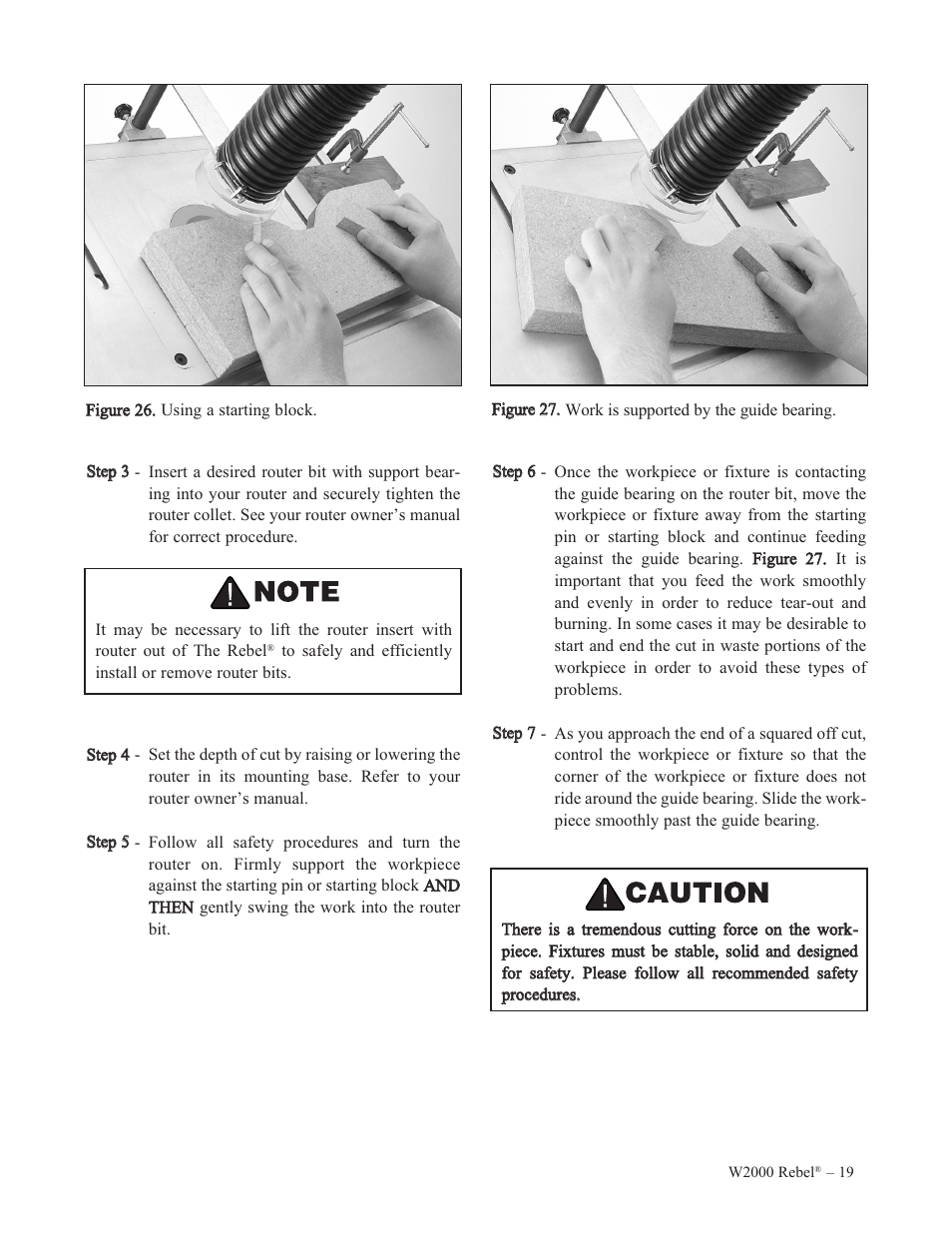 Woodstock REBEL W2000 User Manual | Page 20 / 25