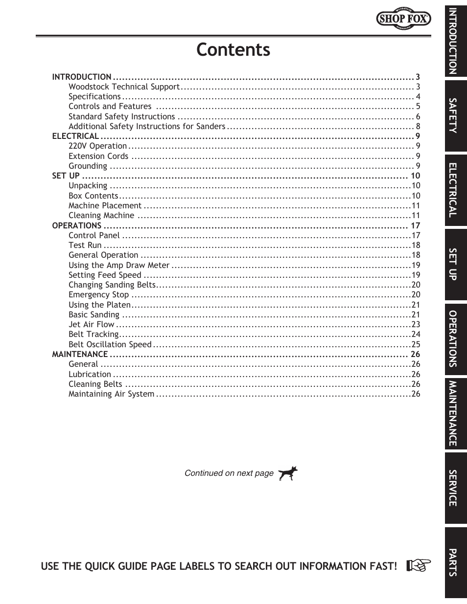 Woodstock W1751 User Manual | Page 3 / 60