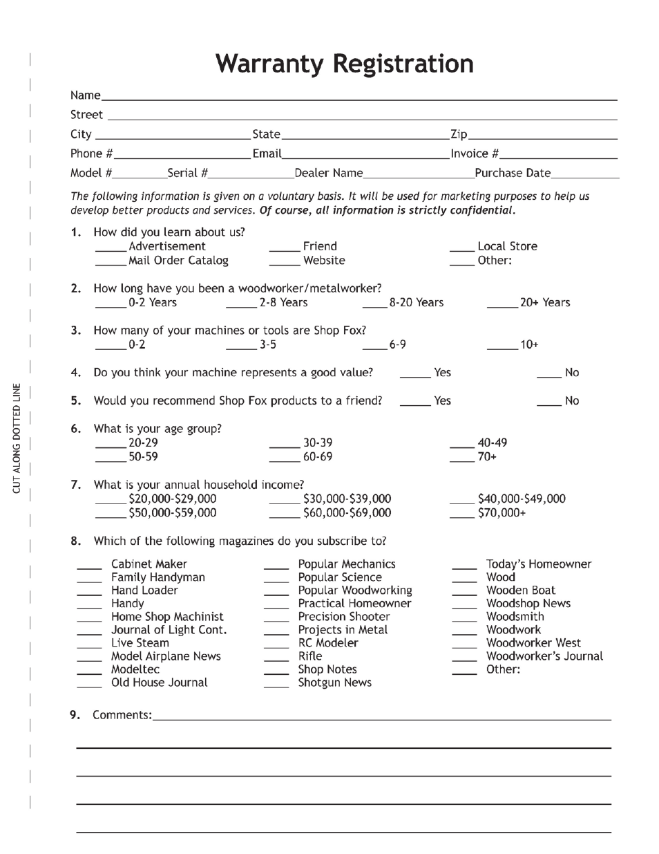 Woodstock W1736 User Manual | Page 25 / 28