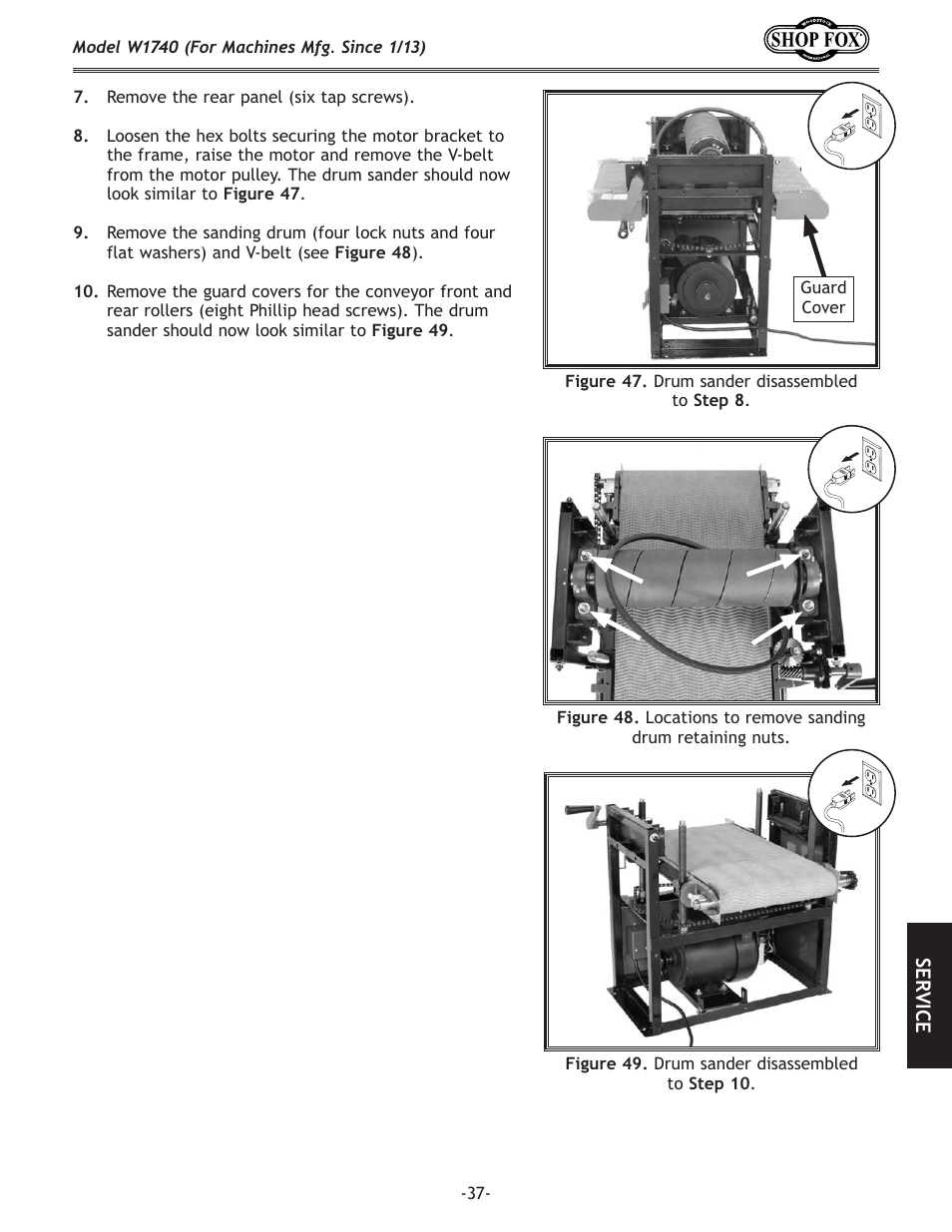 Woodstock SHOP FOX W1740 User Manual | Page 39 / 60