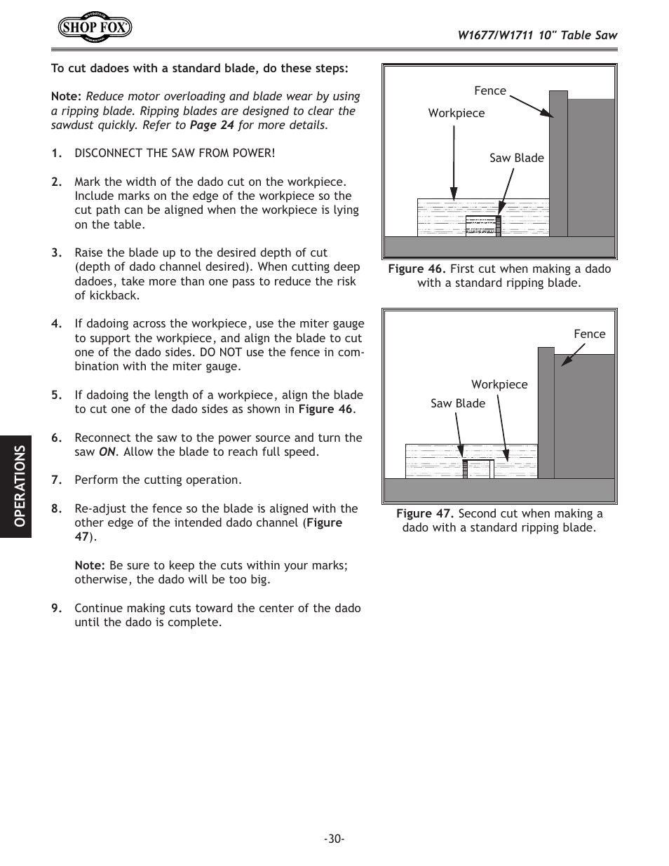 Woodstock SHOP FOX W1677 User Manual | Page 32 / 64