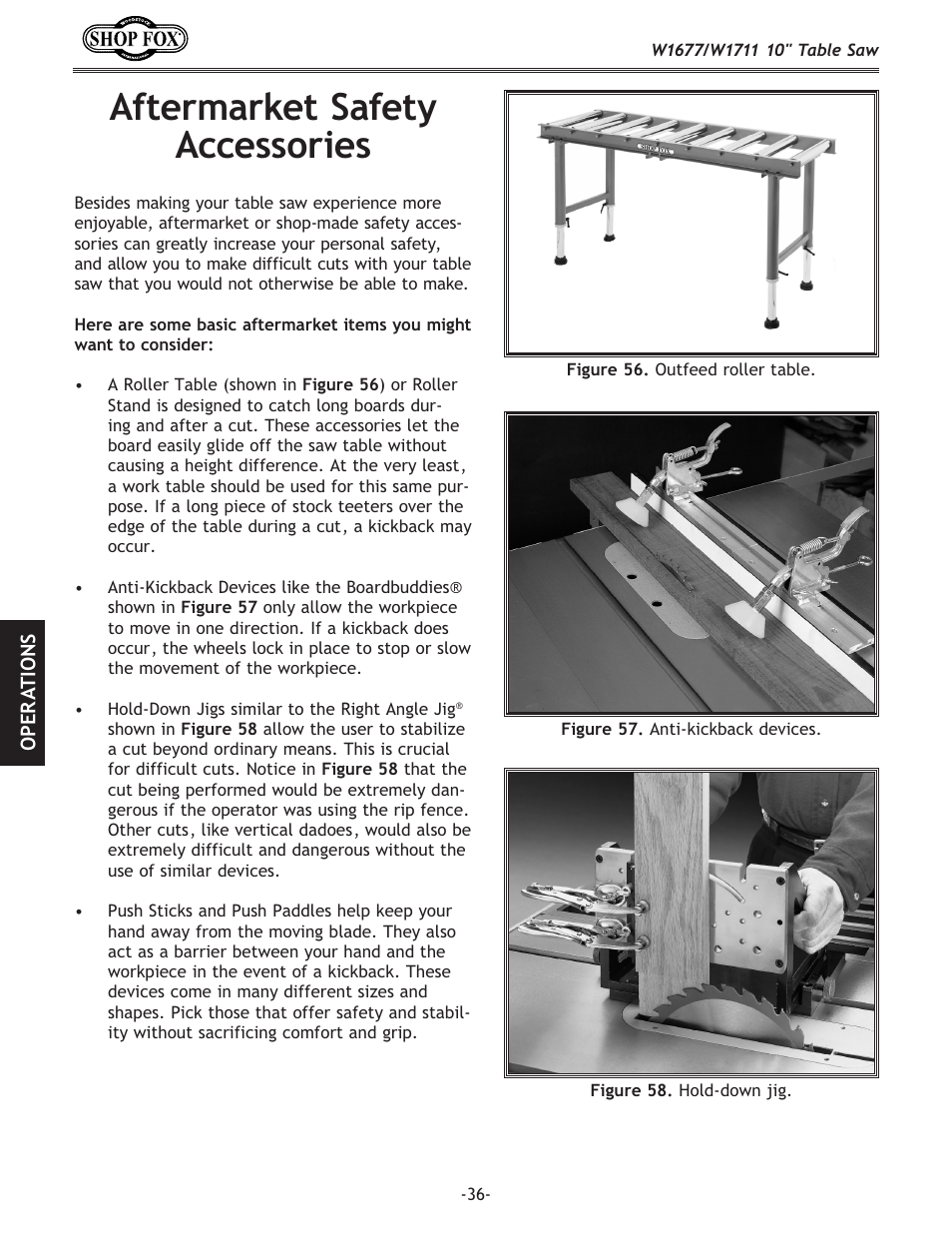 Aftermarket safety accessories | Woodstock SHOP FOX W1677 User Manual | Page 38 / 64