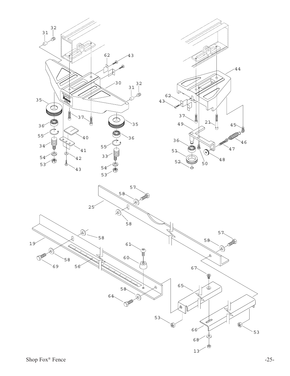 Woodstock Shop Fox Fence W1410 User Manual | Page 26 / 29