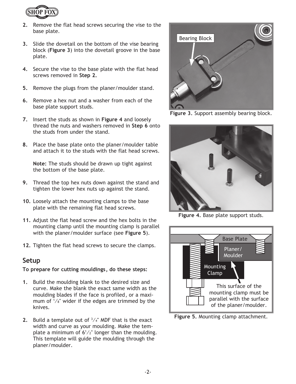 Setup | Woodstock W1693 User Manual | Page 2 / 4