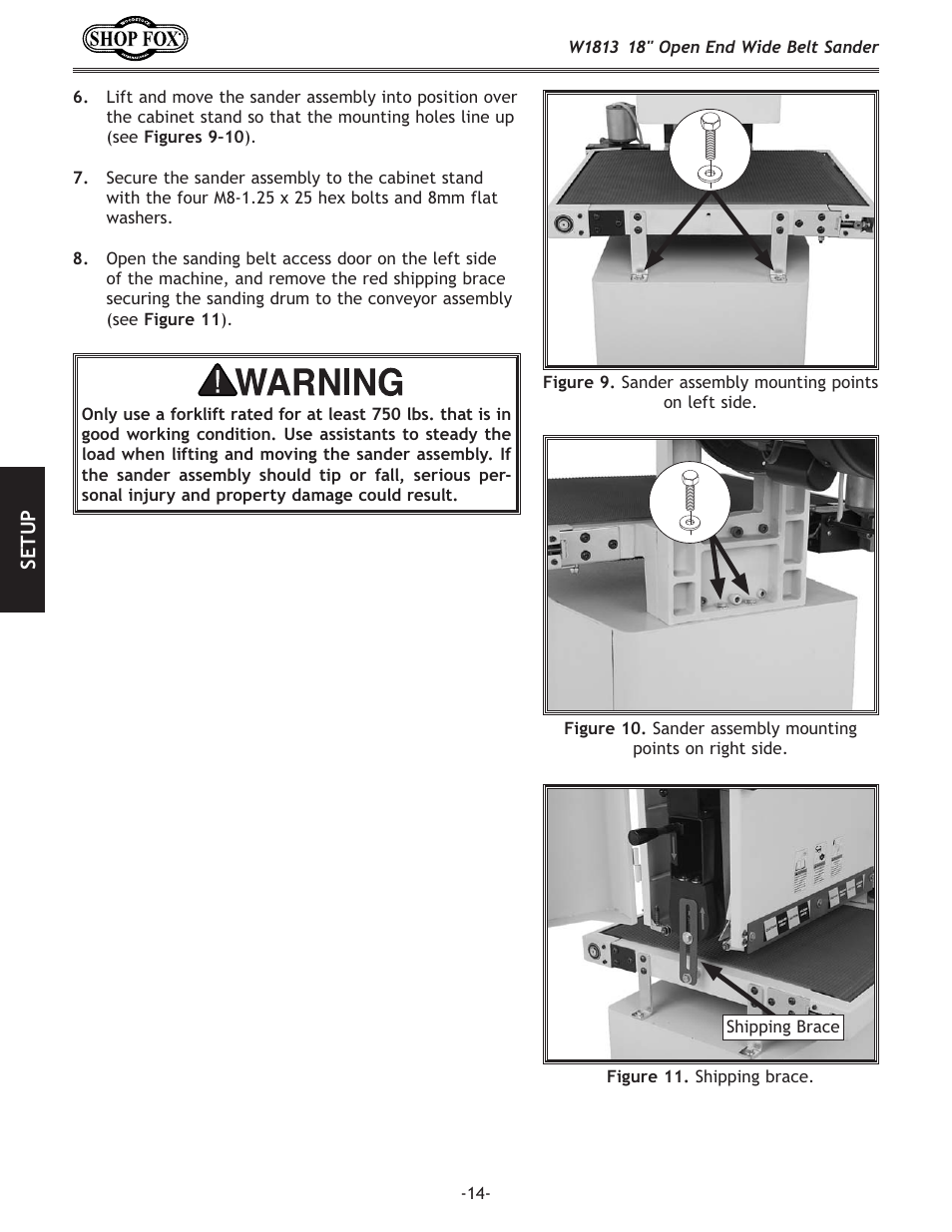 Woodstock SHOPFOX W1813 User Manual | Page 16 / 56
