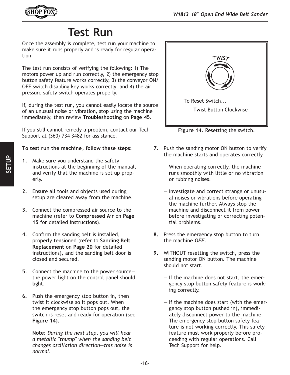 K\jkile | Woodstock SHOPFOX W1813 User Manual | Page 18 / 56