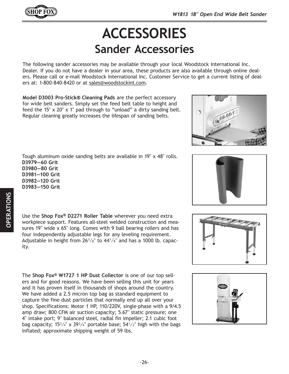 <jjfi@<j, Jxe[\i8zz\jjfi`\j, Fg < i 8 k@fej | Woodstock SHOPFOX W1813 User Manual | Page 28 / 56