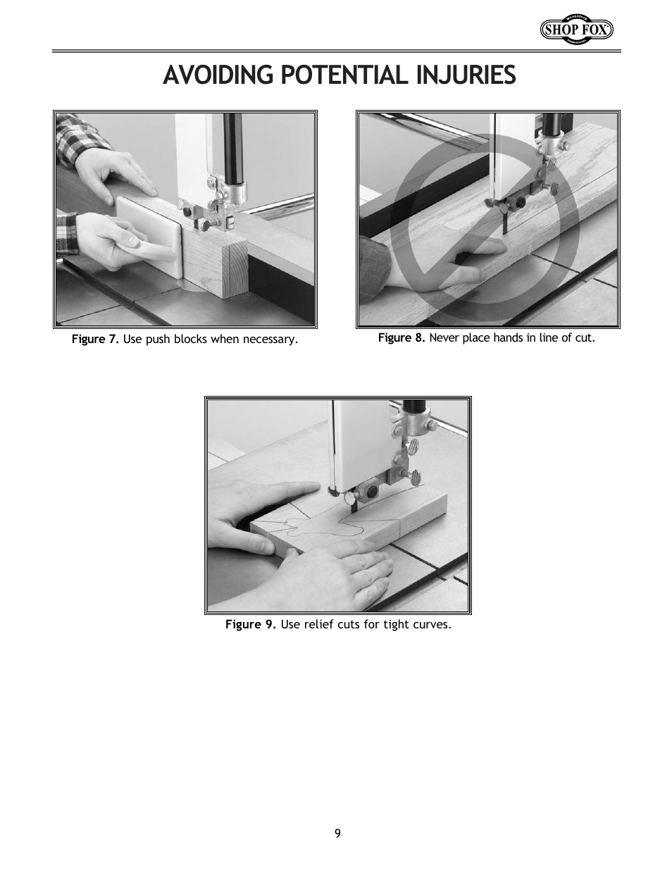 Avoiding potential injuries | Woodstock W1672 User Manual | Page 10 / 45