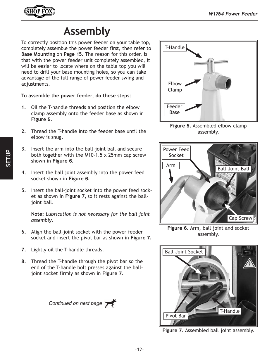 Assembly | Woodstock W1764 User Manual | Page 14 / 28