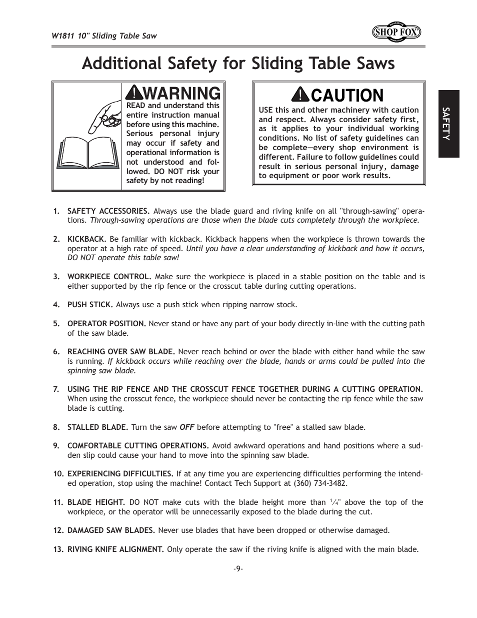 8[[`k`fexcjx]\kp]fijc`[`e^kxyc\jxnj | Woodstock W1811 User Manual | Page 11 / 84