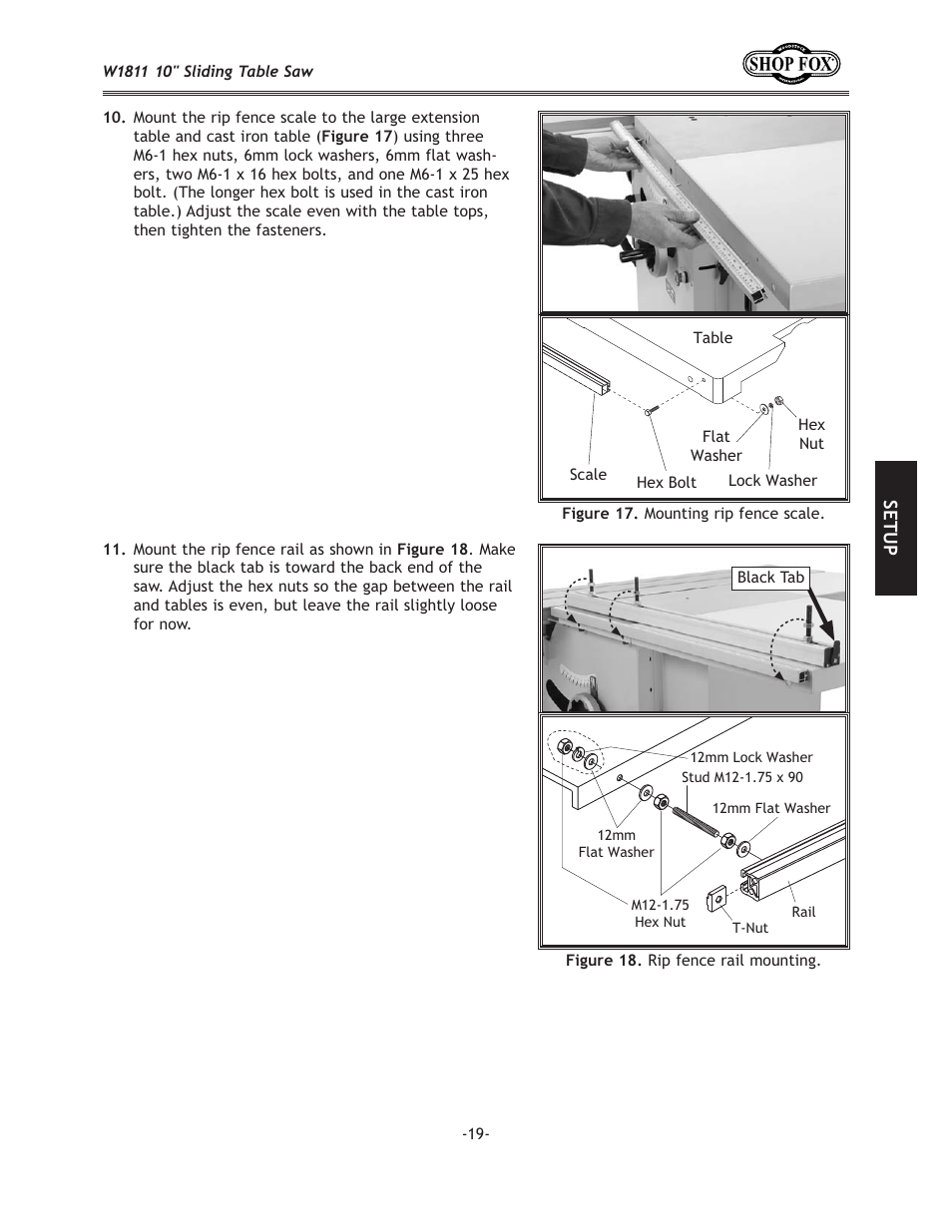 Woodstock W1811 User Manual | Page 21 / 84