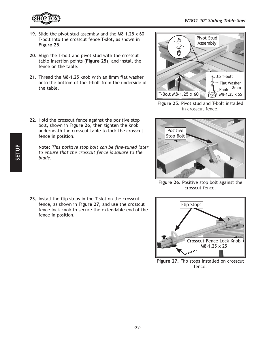 Woodstock W1811 User Manual | Page 24 / 84