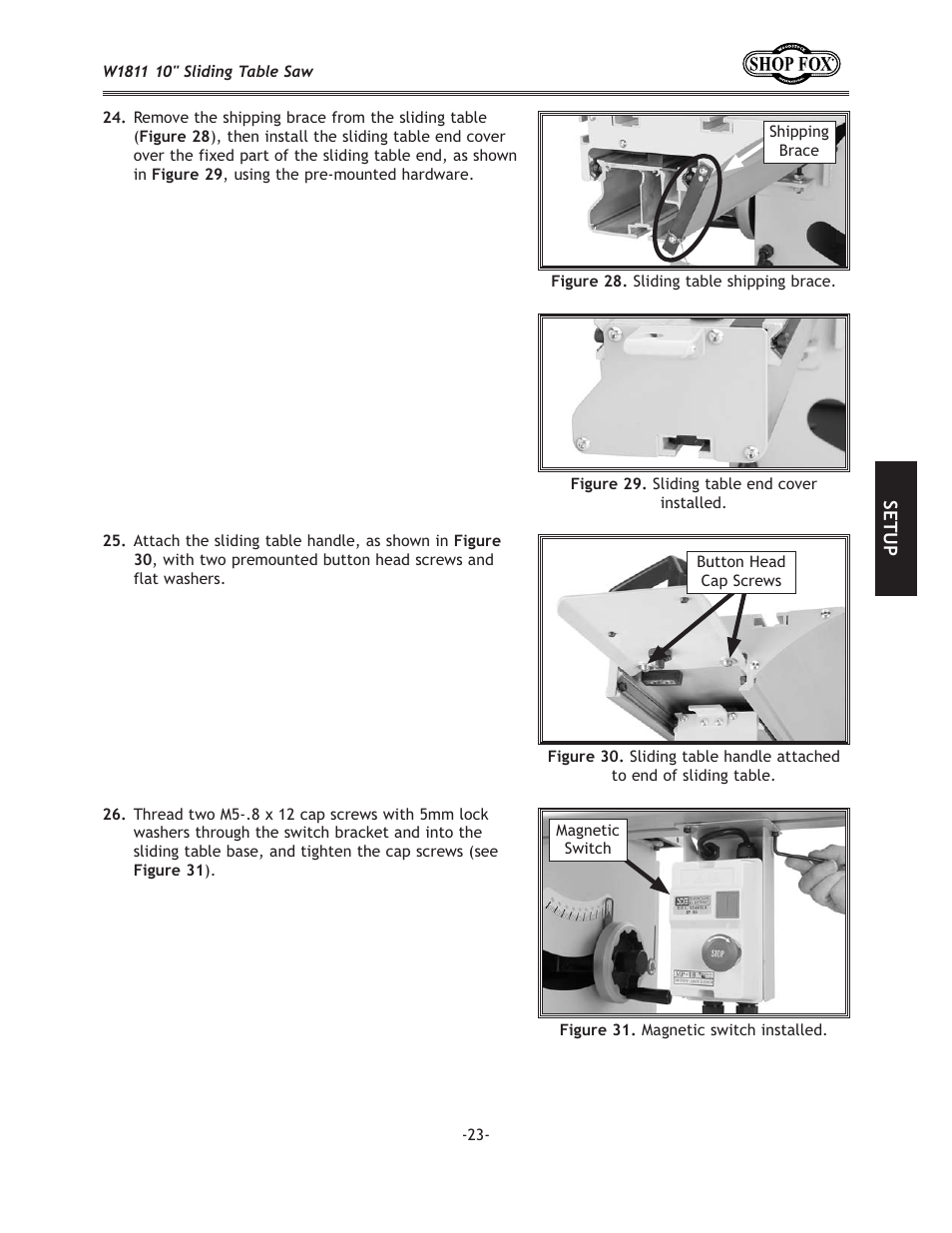 Woodstock W1811 User Manual | Page 25 / 84