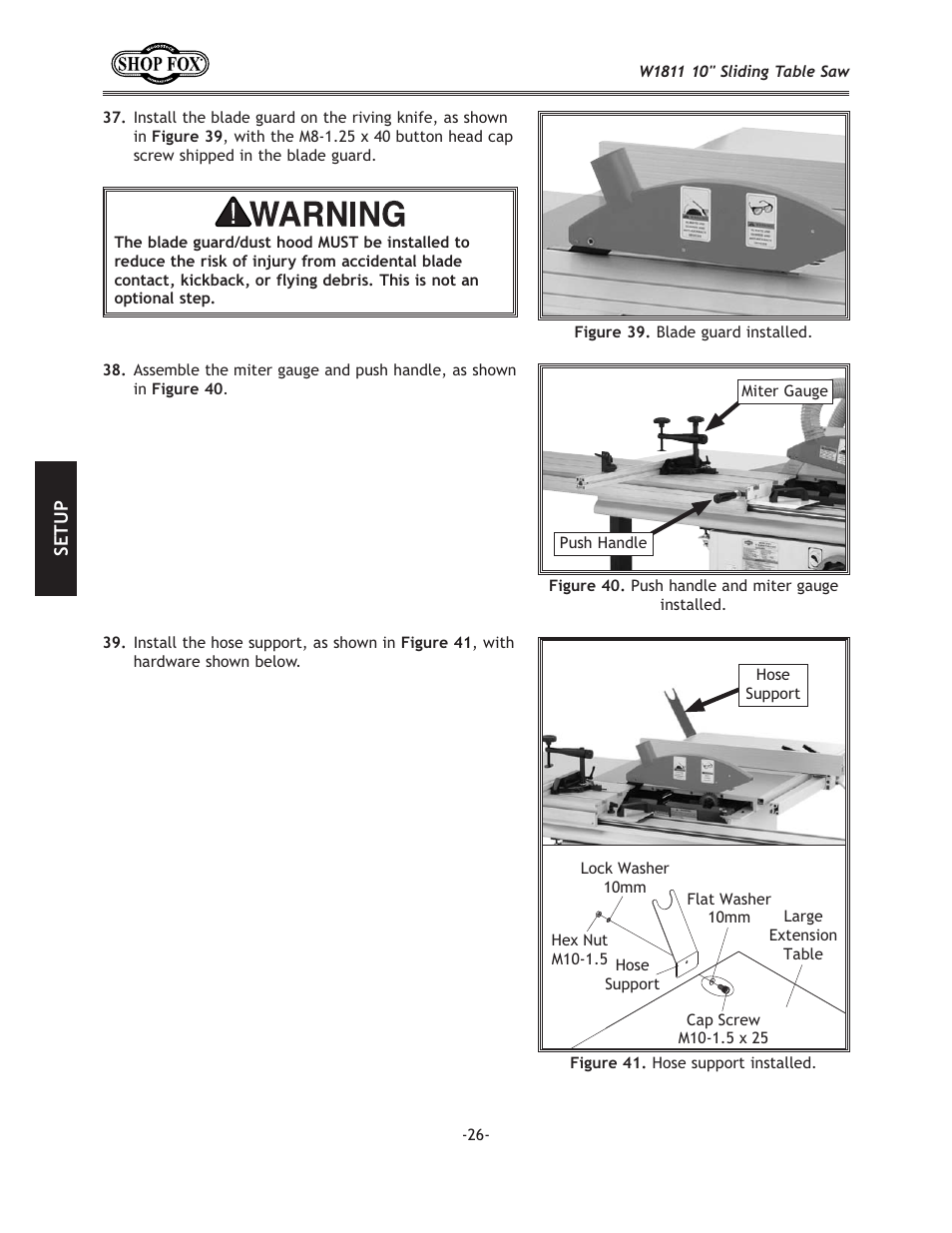 Woodstock W1811 User Manual | Page 28 / 84
