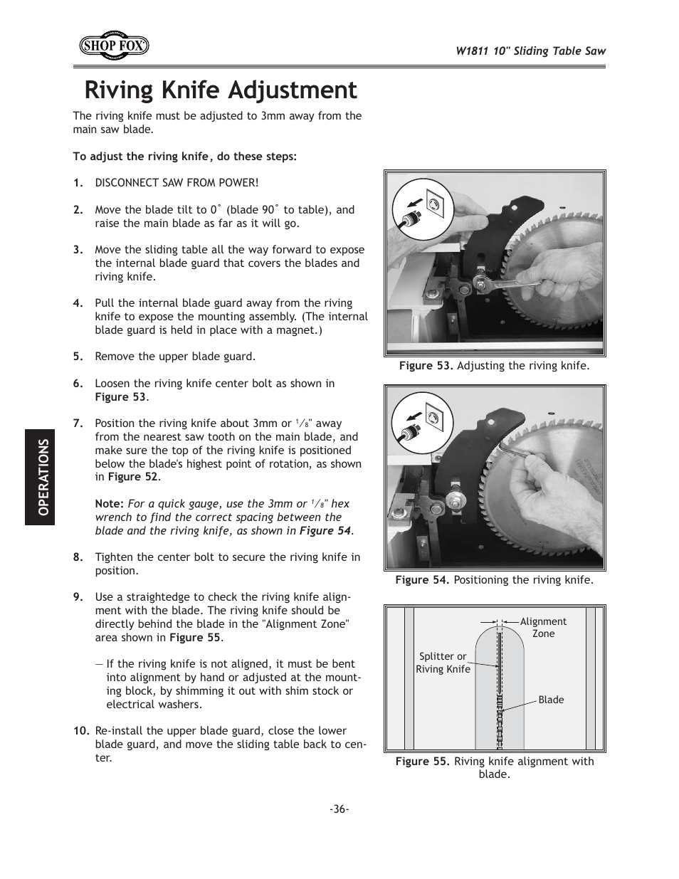 I`m`e^be`]\8[aljkd\ek | Woodstock W1811 User Manual | Page 38 / 84