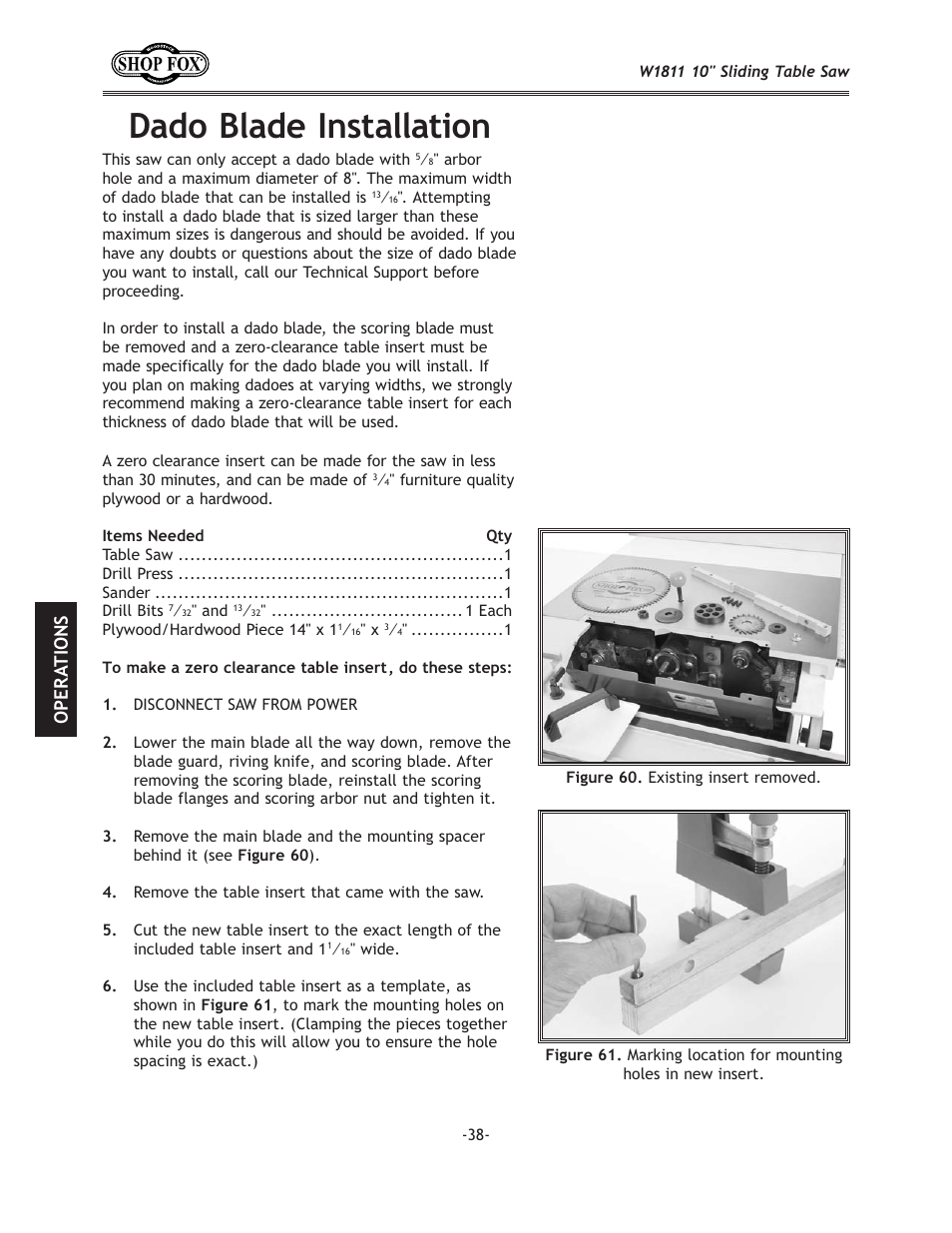 X[f9cx[\@ejkxccxk`fe, Fg < i 8 k@fej | Woodstock W1811 User Manual | Page 40 / 84