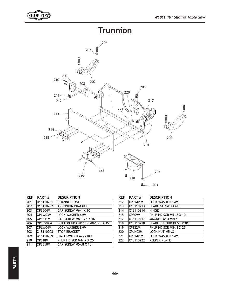 Kilee`fe, G8 i k j | Woodstock W1811 User Manual | Page 68 / 84