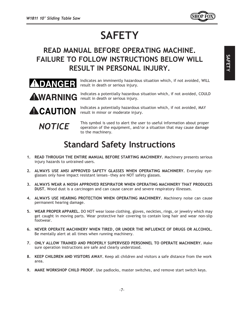 J8=<kp, Jkxe[xi[dxz_`e\ipjx]\kp, Jkxe[xi[jx]\kp@ejkilzk`fej | Woodstock W1811 User Manual | Page 9 / 84