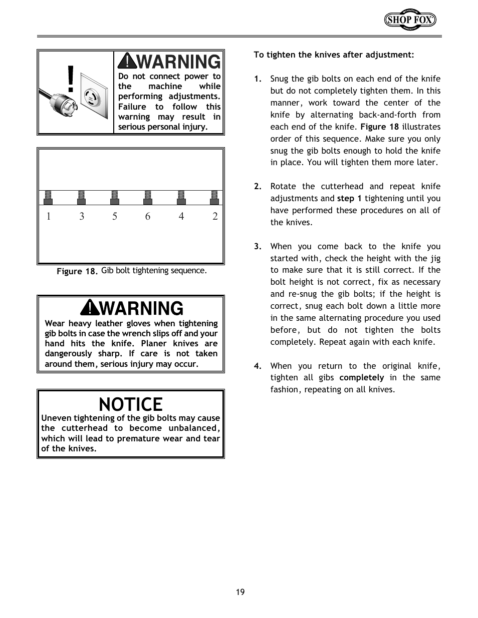 Notice | Woodstock W1683 User Manual | Page 23 / 50