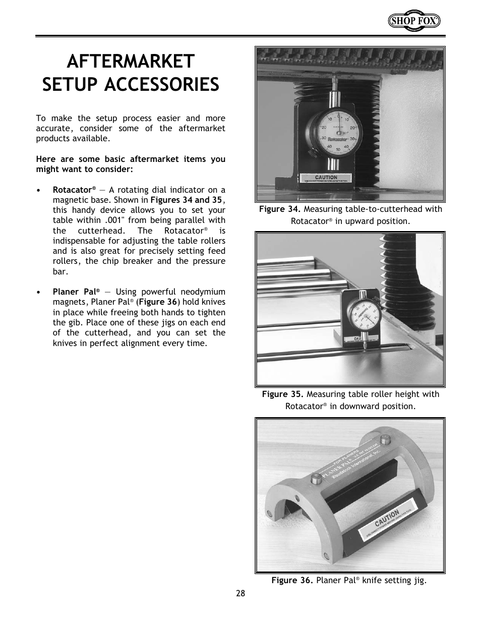 Aftermarket setup accessories | Woodstock W1683 User Manual | Page 32 / 50