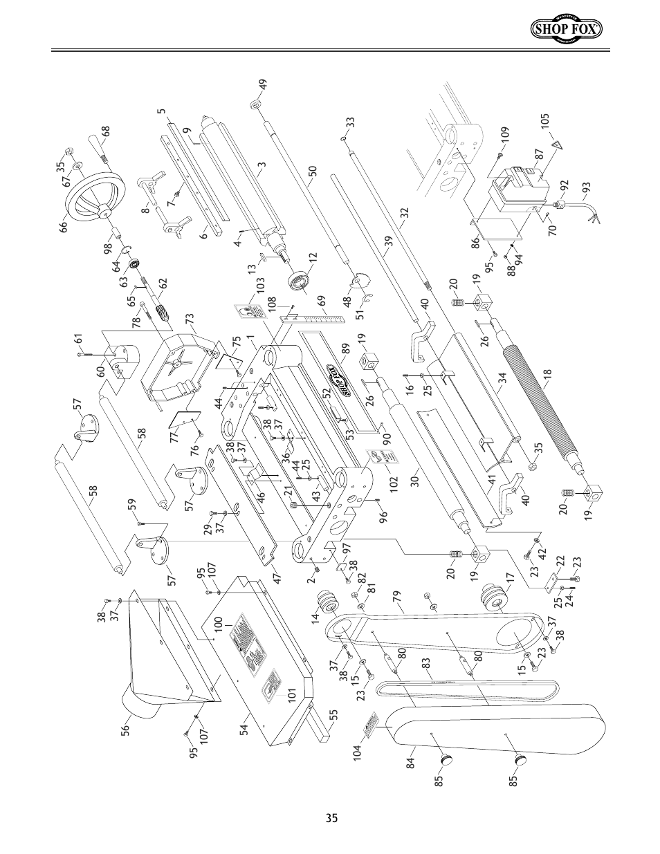 Woodstock W1683 User Manual | Page 39 / 50