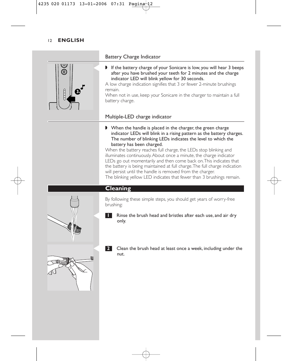 Sonicare Sonicare e7000 User Manual | Page 12 / 48