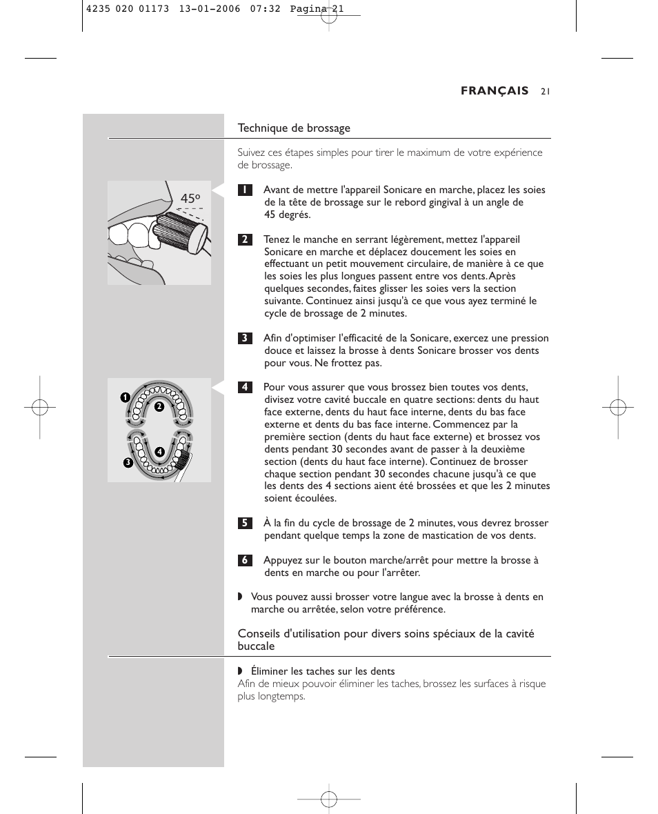 Sonicare Sonicare e7000 User Manual | Page 21 / 48