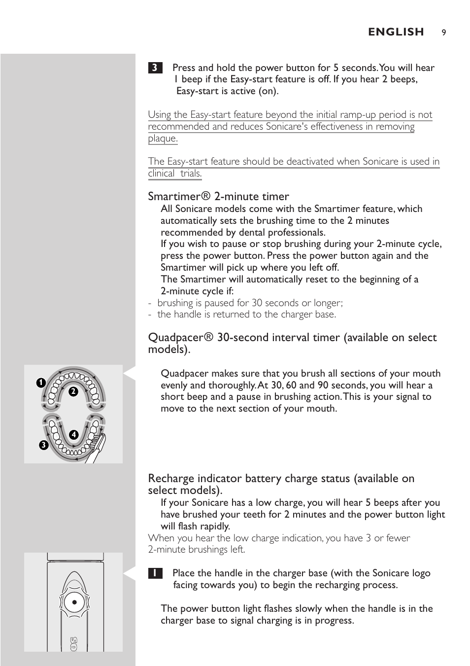 Philips Advance Têtes de brosse Sonicare User Manual | Page 9 / 40