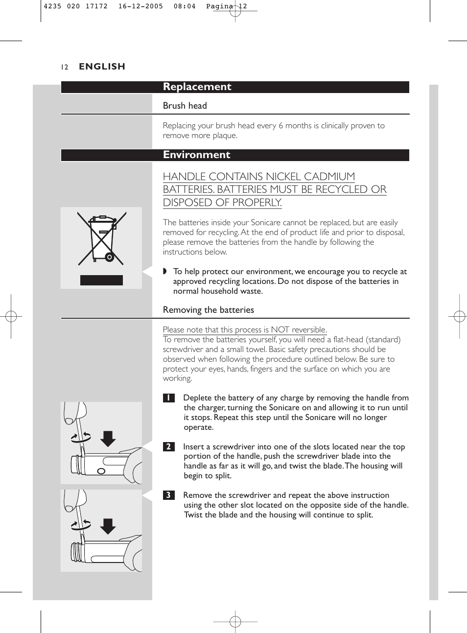 Sonicare Sonicare e5000 User Manual | Page 12 / 44